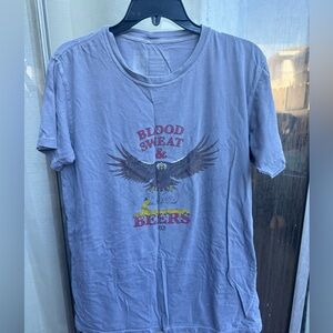 Pink cactus co Men's Graphic Tee - Light Blue vintage style t shirt